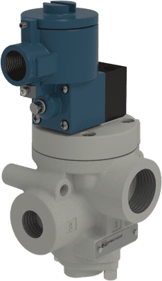 HELIS (VH2-SA7) - High-flow poppet solenoid valve for large process valves